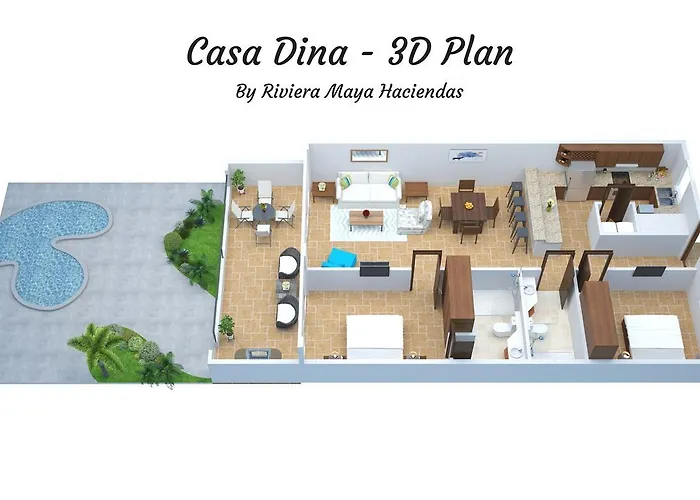Dina | 2Br | Condo | Puerto Aventuras Holiday home *